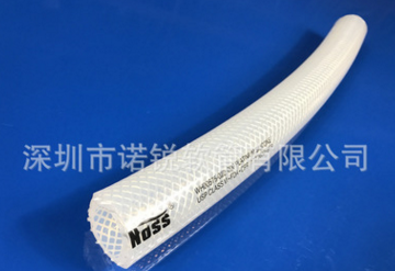高温耐压编织硅胶管 纯化水卫生硅胶管 透明硅胶钢丝管图3