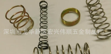 广东河源精密压簧厂家 精密异形压簧 磷铜铜压簧图3