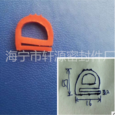 供应挤出异形硅胶密封条 红色硅胶门封挤出条 染整机械专业硅胶条图3