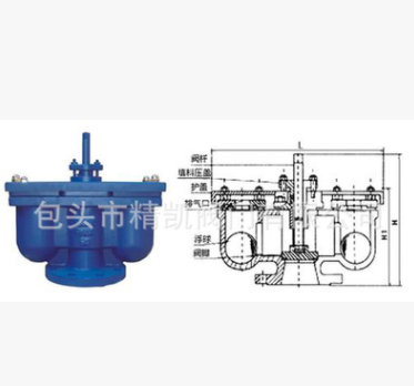 QB2双口排气阀 快速排气阀 自动排气阀图3
