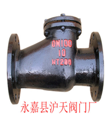 专业生产止回阀H44T-10 DN400 法兰止回阀 水管 工业 水利图3