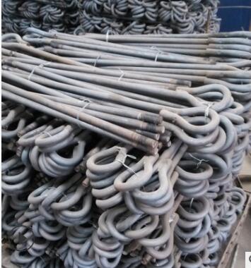 国标钢结构9字地脚螺栓预埋件建筑配件焊接地角螺杆碳钢8.8级图3