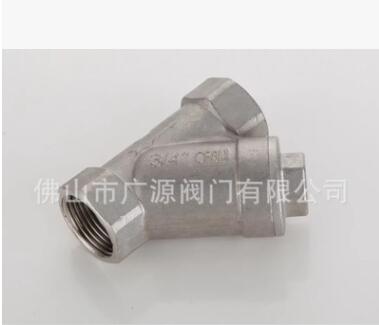 304不锈钢内螺纹丝口过滤器 高温蒸汽管道Y型过滤器配件4分6分1寸图2