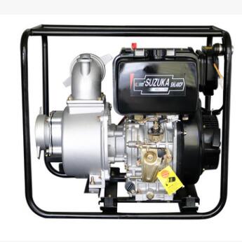 4寸手电一体两用柴油机抽水泵机组型号SHL40CP小型柴油机水泵铃鹿图3