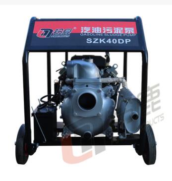 4寸双缸汽油机污水泥浆泵 通过颗粒可达50mm 4寸排污泥泵 SZK40DP图3