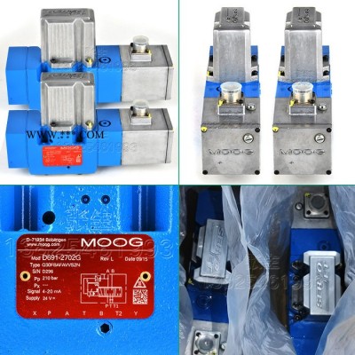 MOOG/穆格阀伺服阀美国原装阀D661-6303MOOG穆格阀D661-5617液压泵阀D761-2615流量阀比例阀