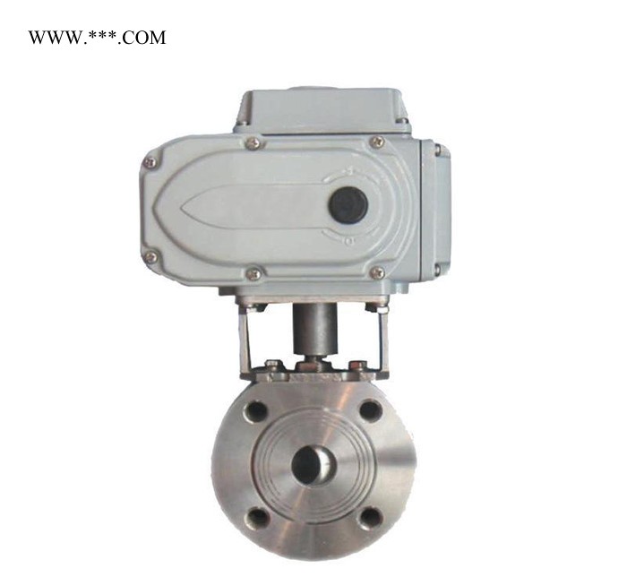 直销 电动对夹式球阀  电动对夹式超薄球阀 不锈钢球阀图1