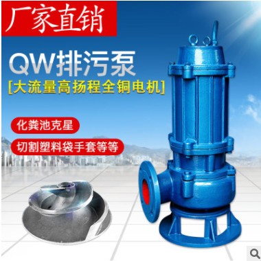 50QW10-10-0.75 耐腐蚀 化工 排污泵 污水排污泵 潜水排污泵图3