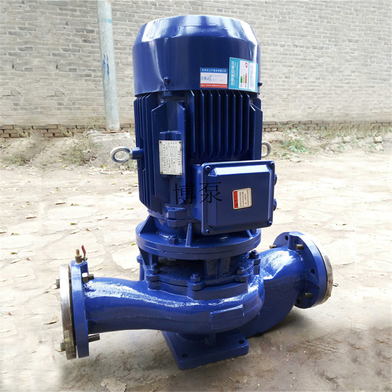 博泵现货供应ISG立式管道泵 单级单吸直联离心泵图2
