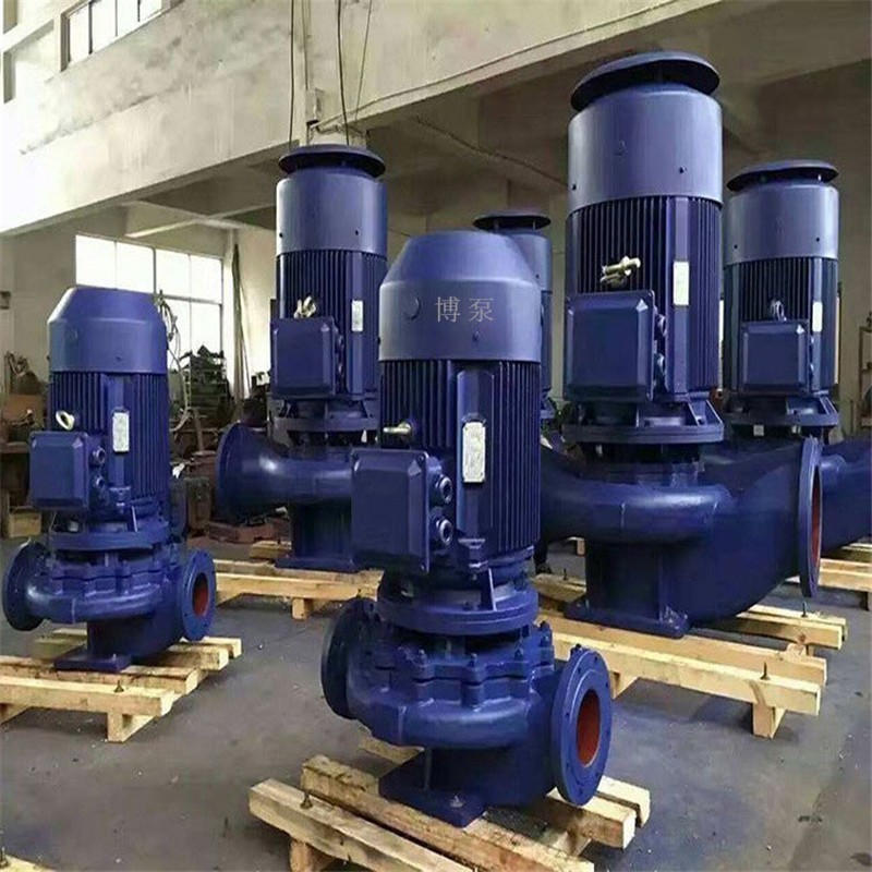 博泵供应ISG40-160A型管道泵厂家单级单吸立式清水泵图2