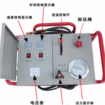 批发PE管道63-160 200 250 315燃气电力管半自动液压热熔对接焊机图2