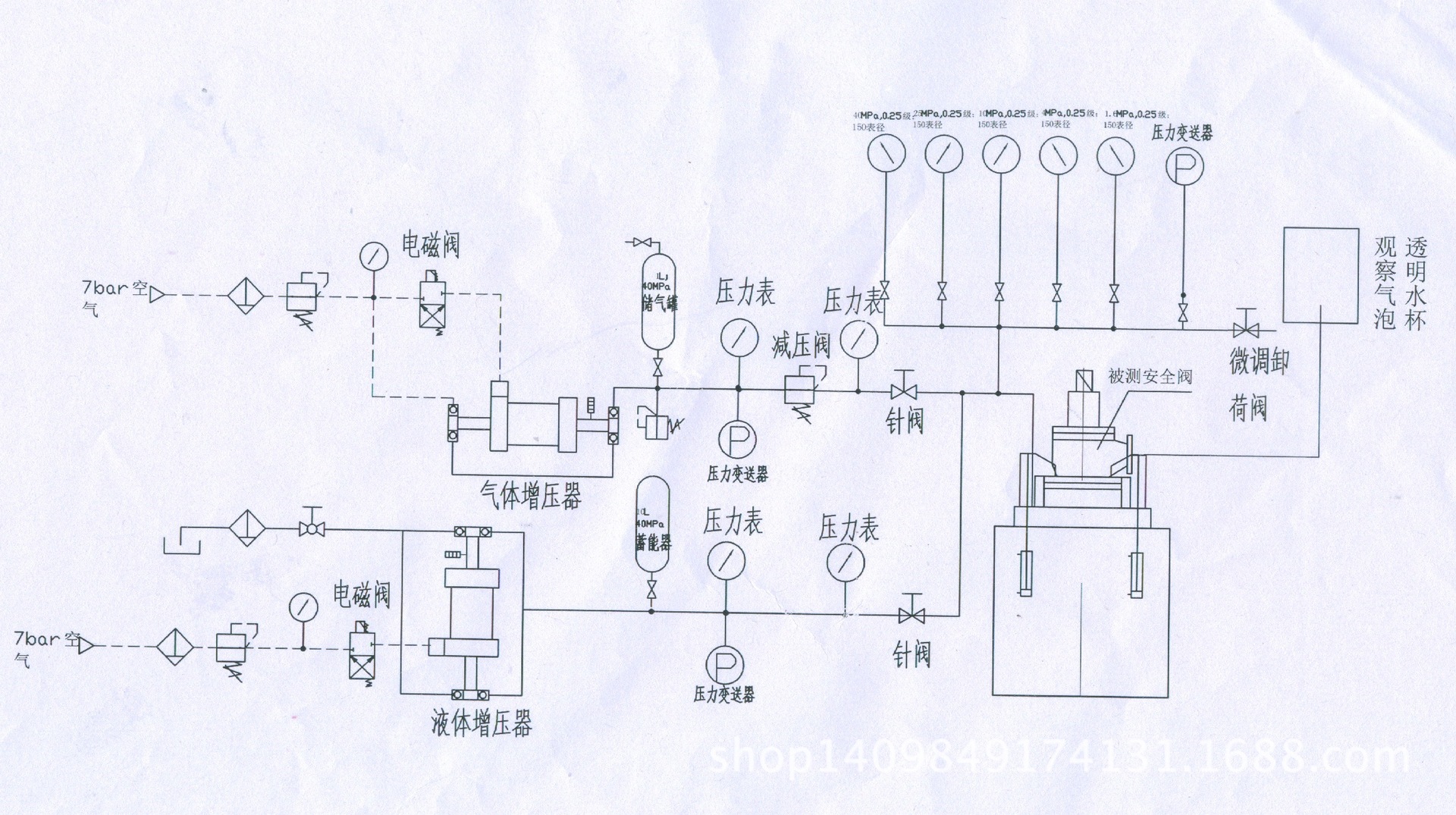 水气安全阀校验台