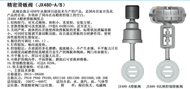 精密滑板阀详情图