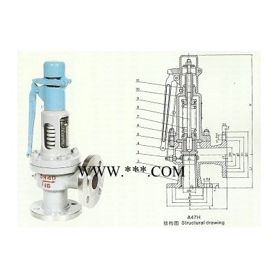 供应永一弹簧微启式安全阀，永一A47H安全阀