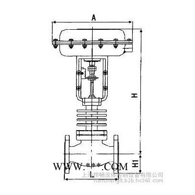 高温散热气动调节阀  上海捍畅气动调节阀