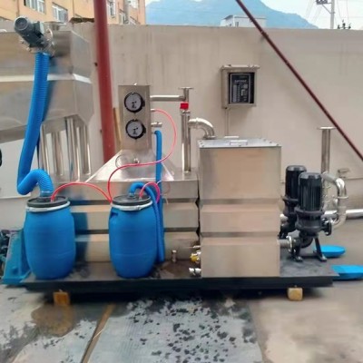 上海泉港隔油提升设备一体化不锈钢污水处理设备污水提升装置
